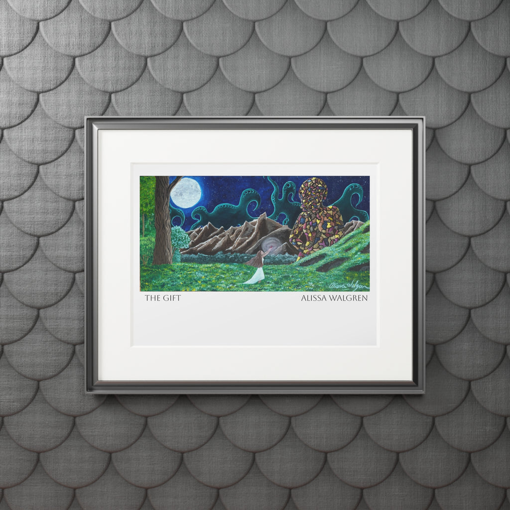 The Gift Fine Art Print — Passepartout Paper Frame