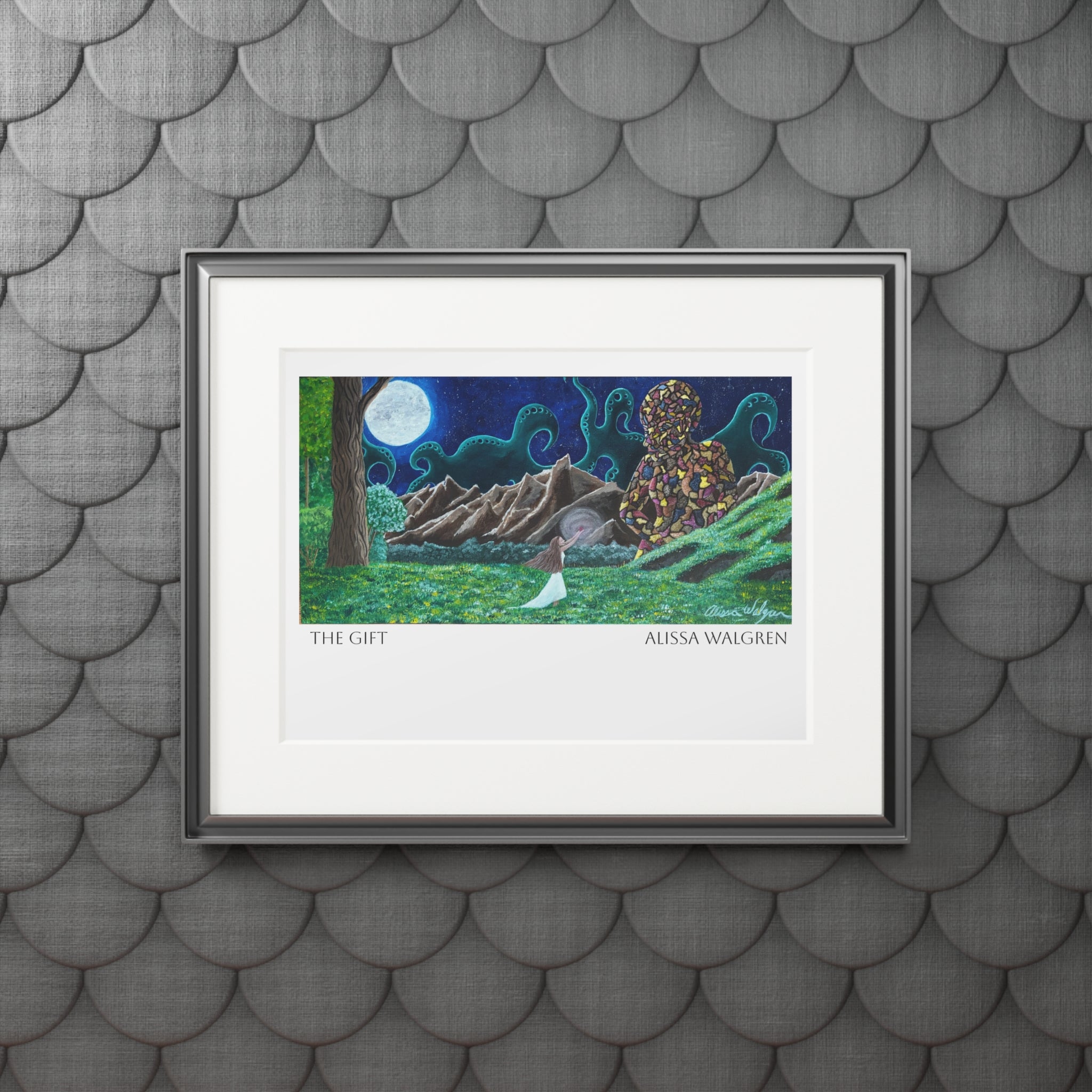 The Gift Fine Art Print — Passepartout Paper Frame