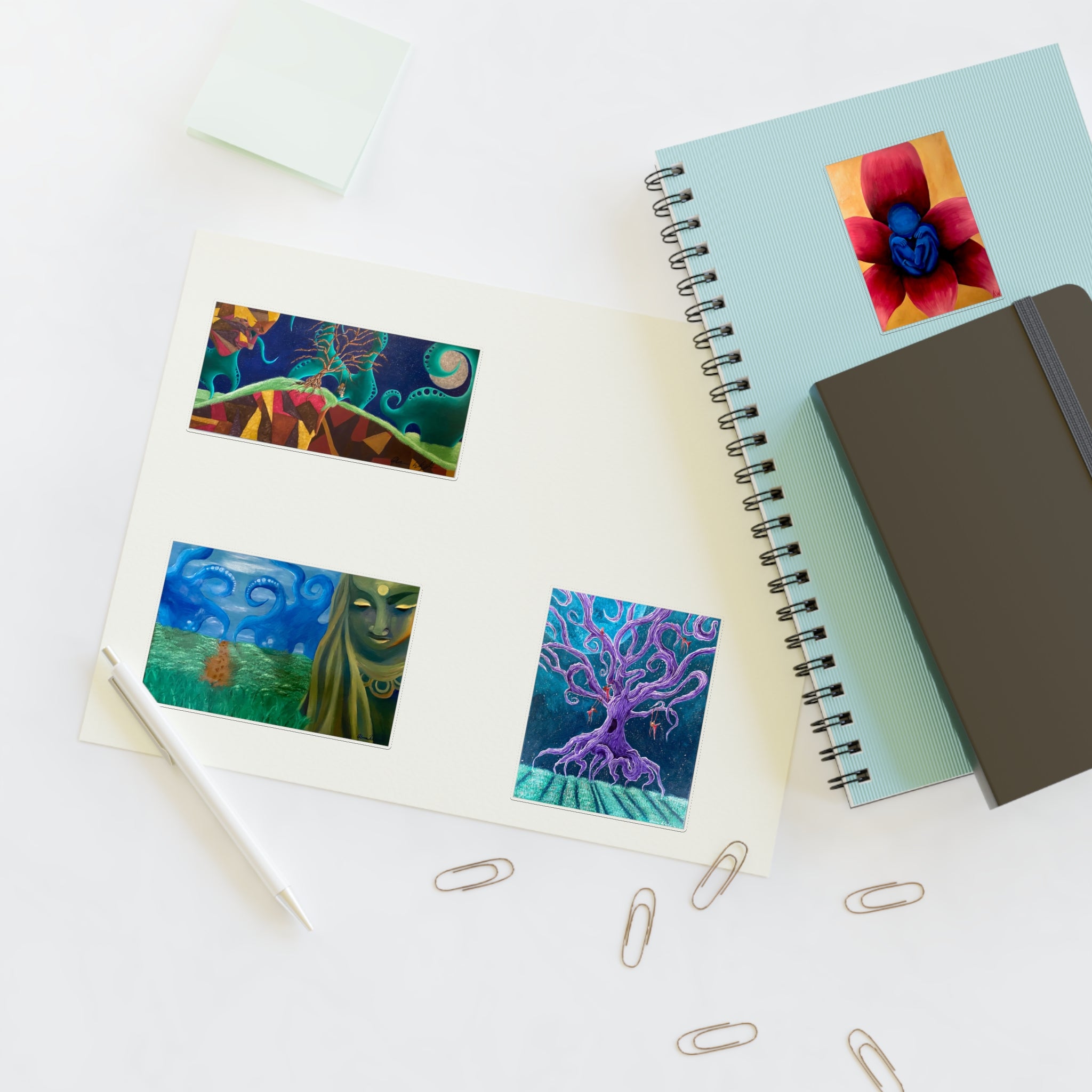 Alissa Walgren Artwork Sticker Sheet