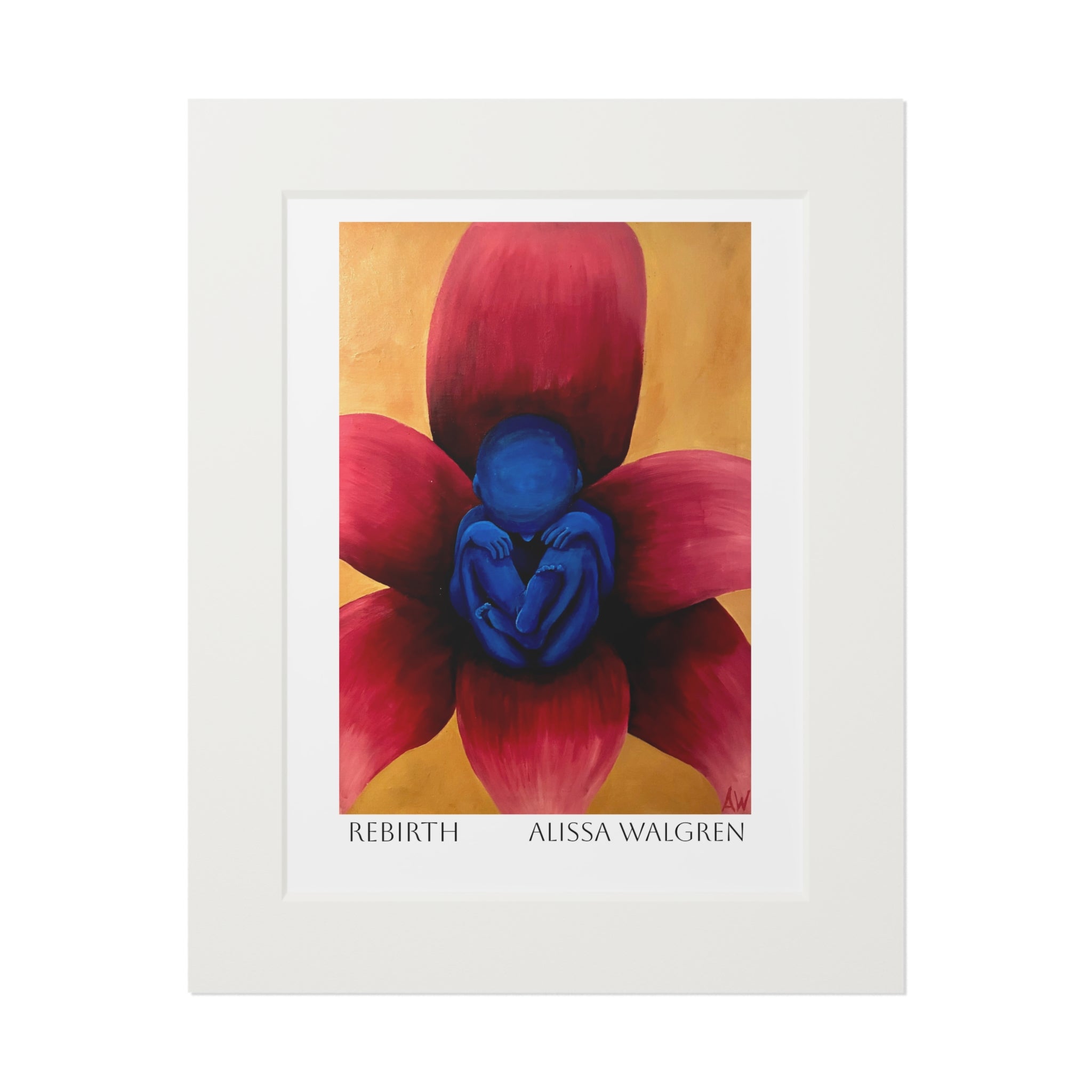 Rebirth Art Print with Passepartout Frame — Alissa Walgren Fine Art