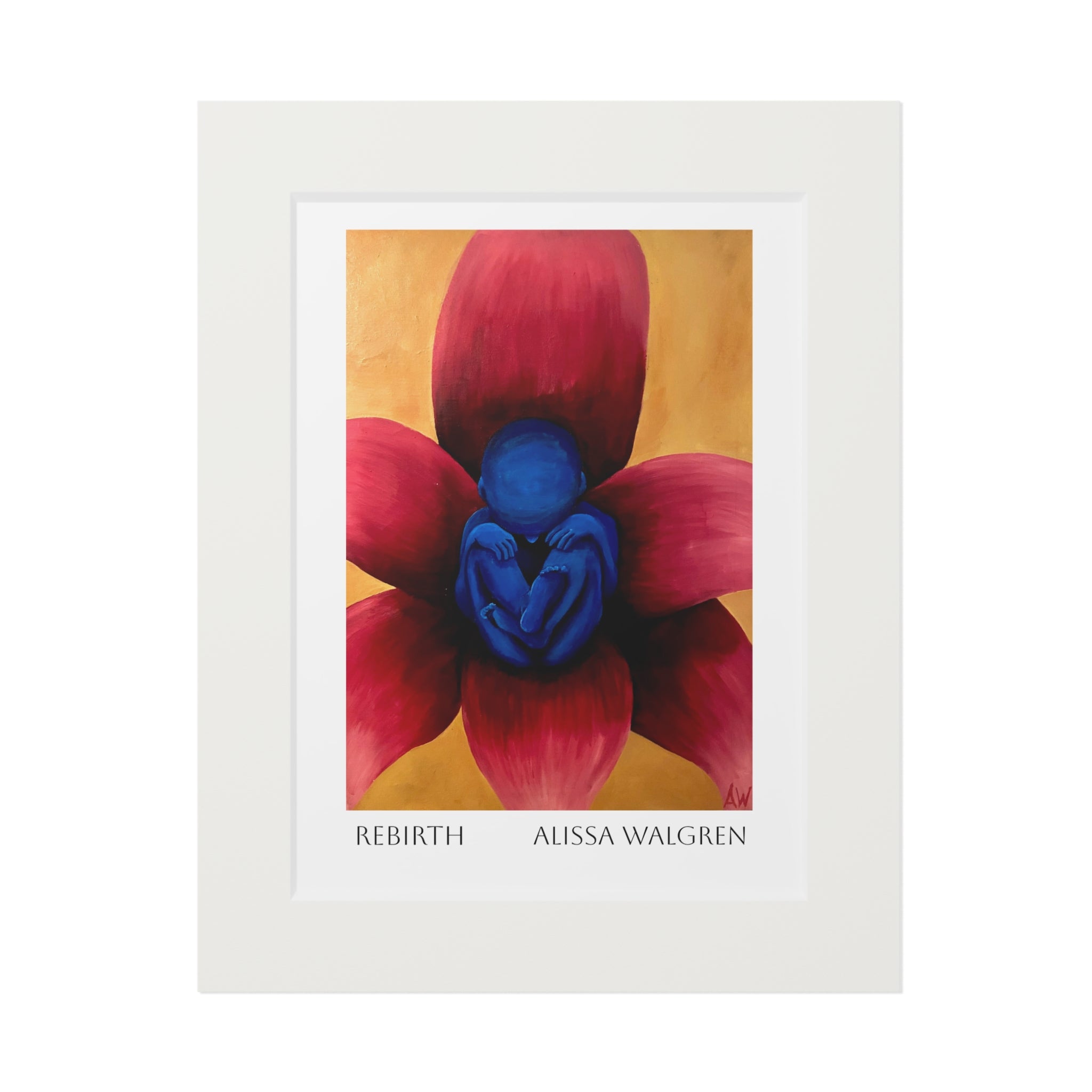 Rebirth Art Print with Passepartout Frame — Alissa Walgren Fine Art