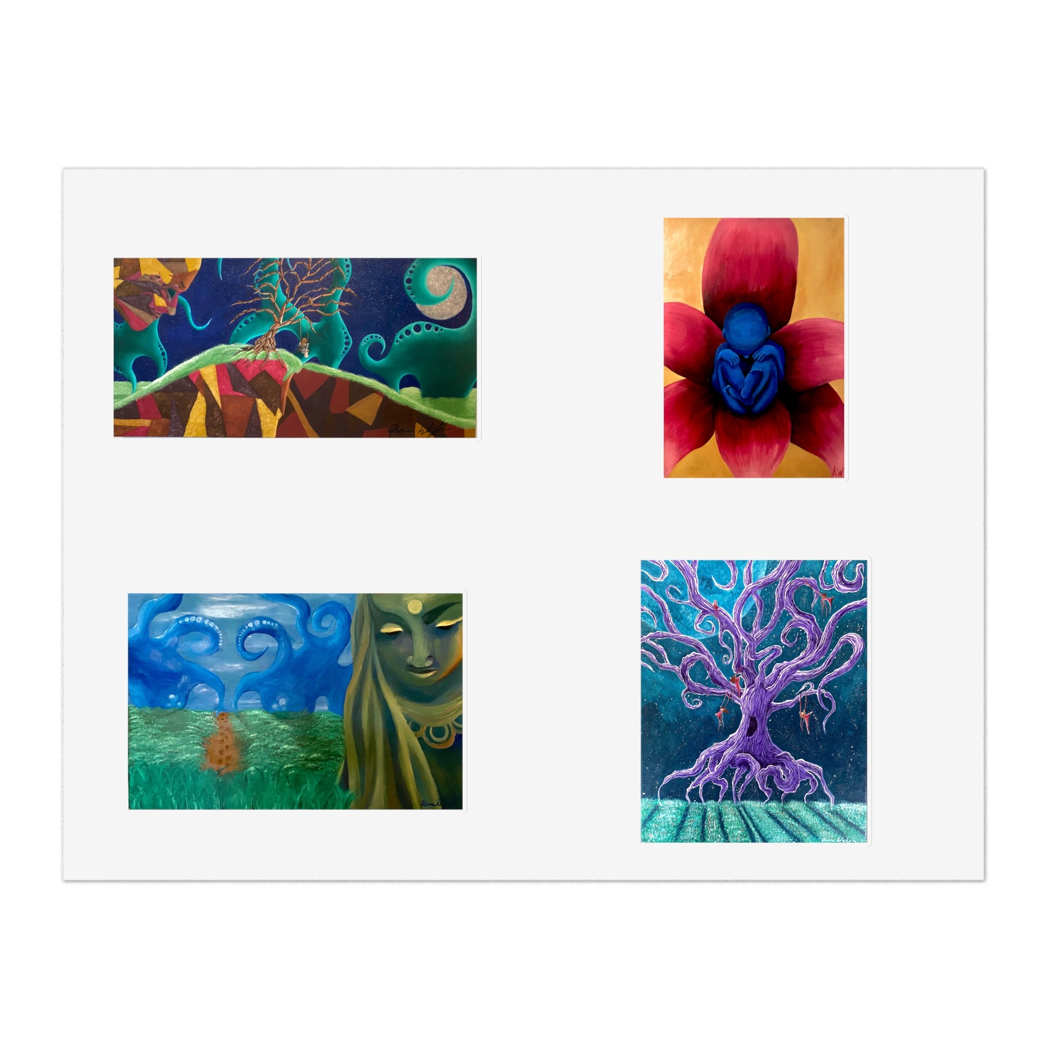 Alissa Walgren Artwork Sticker Sheet