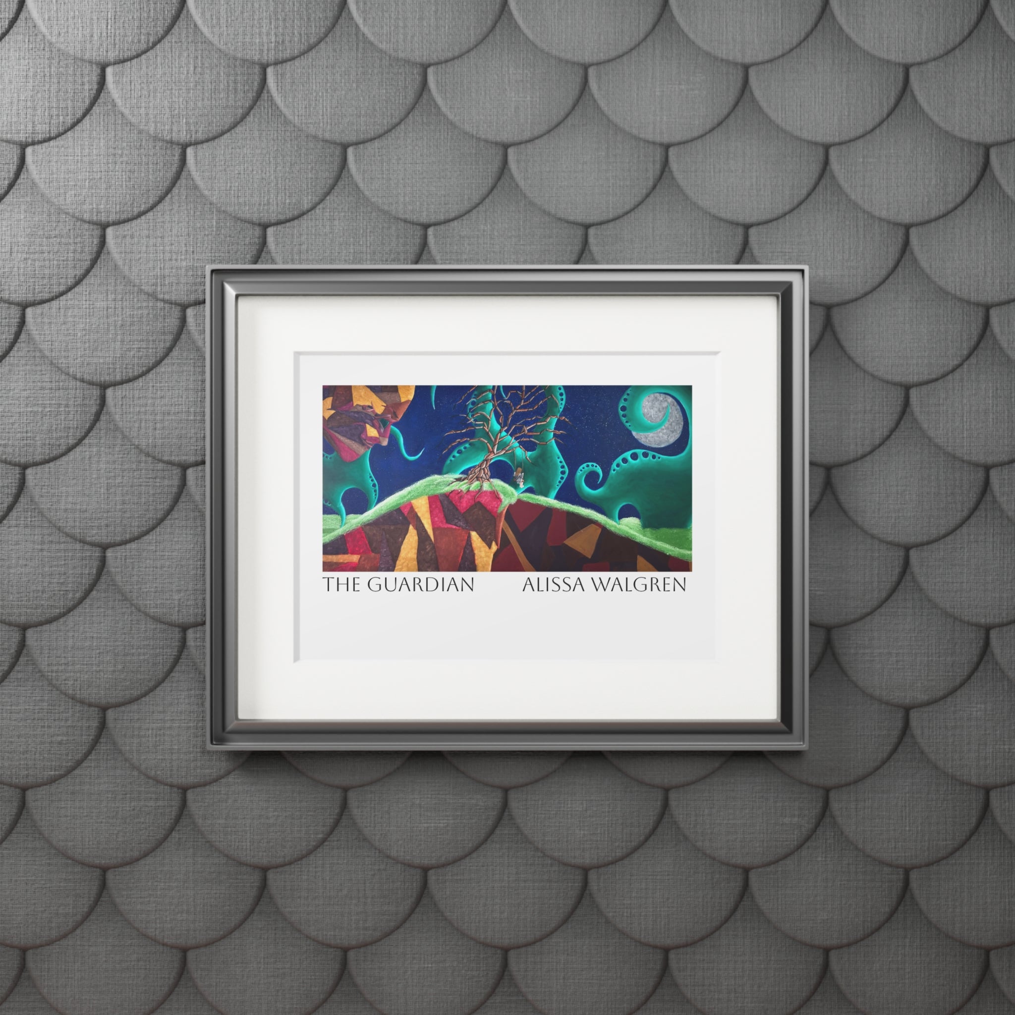 The Guardian Fine Art Print (Passepartout Paper Frame)