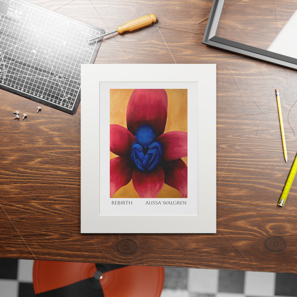 Rebirth Art Print with Passepartout Frame — Alissa Walgren Fine Art