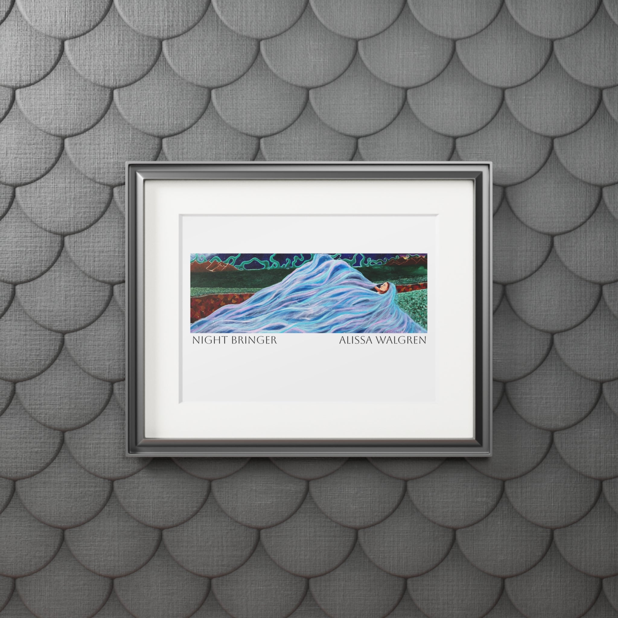 Night Bringer Art Print with Passepartout Frame — Alissa Walgren Fine Art