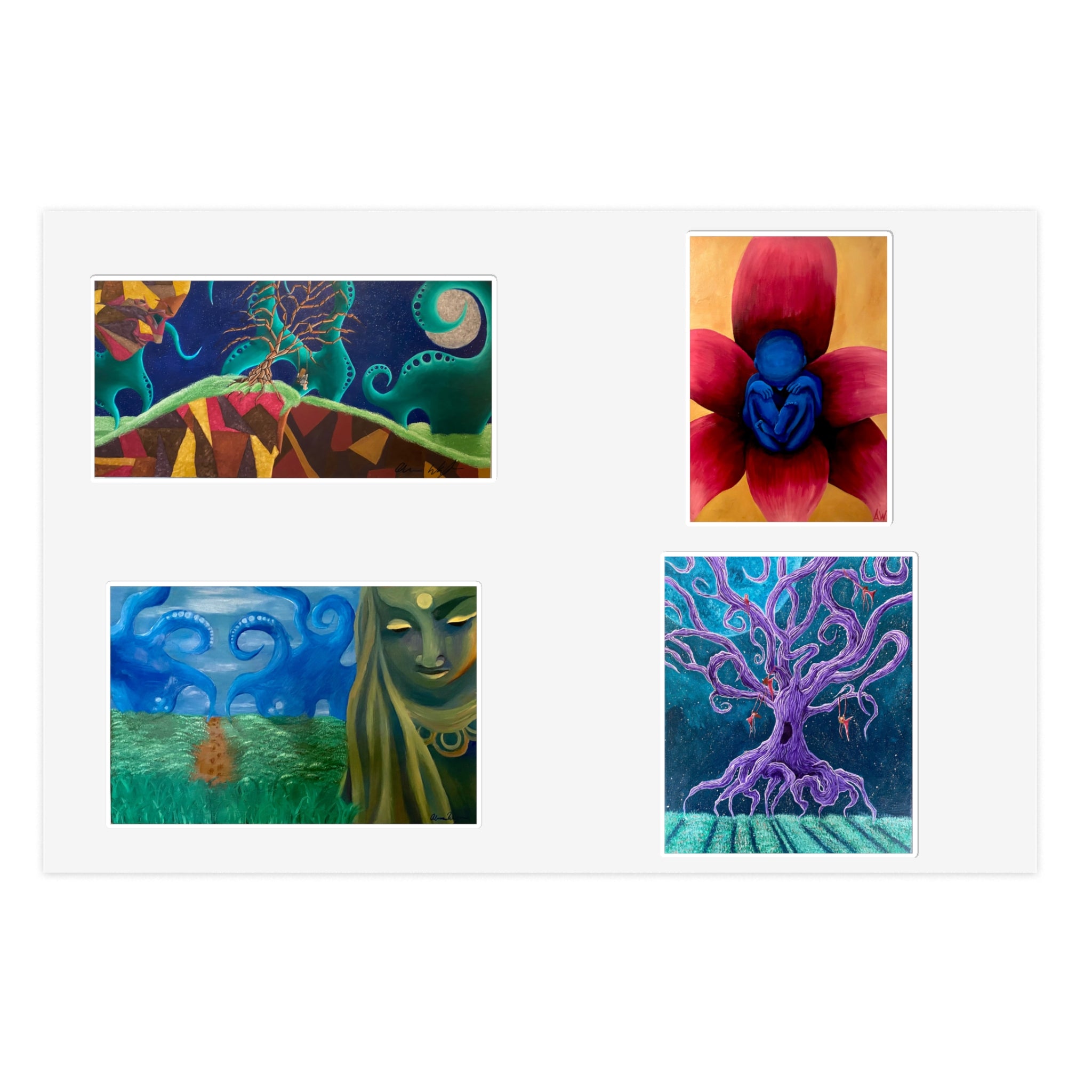 Alissa Walgren Artwork Sticker Sheet