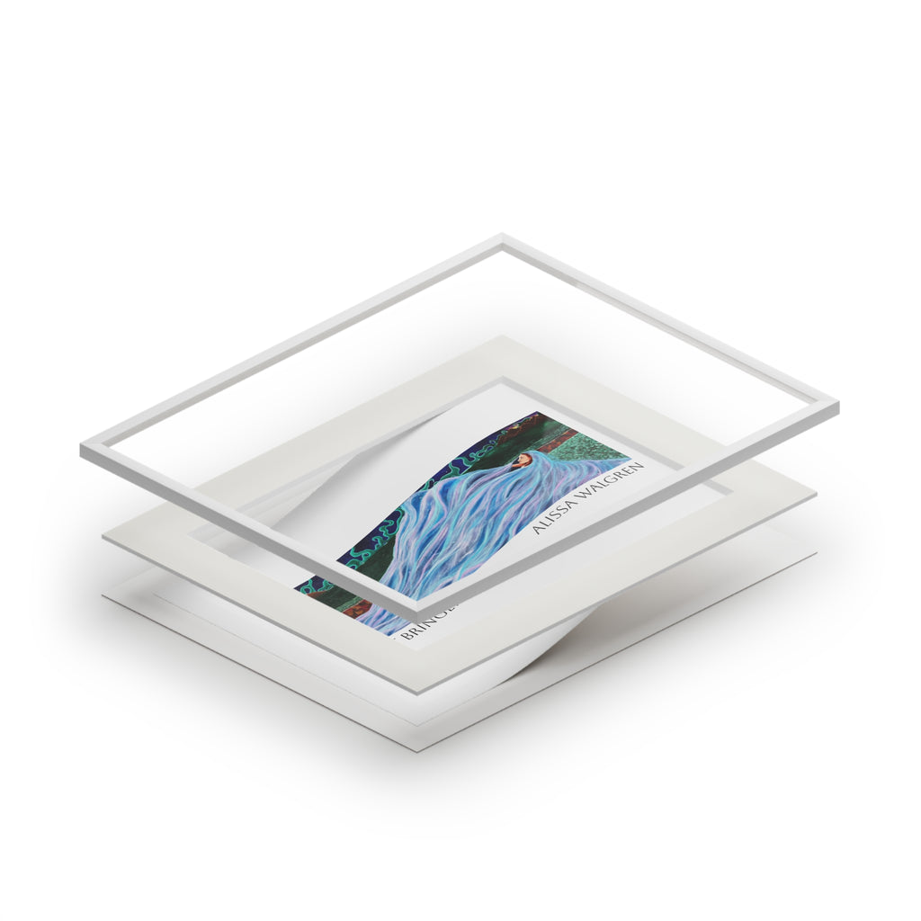 Night Bringer Art Print with Passepartout Frame — Alissa Walgren Fine Art