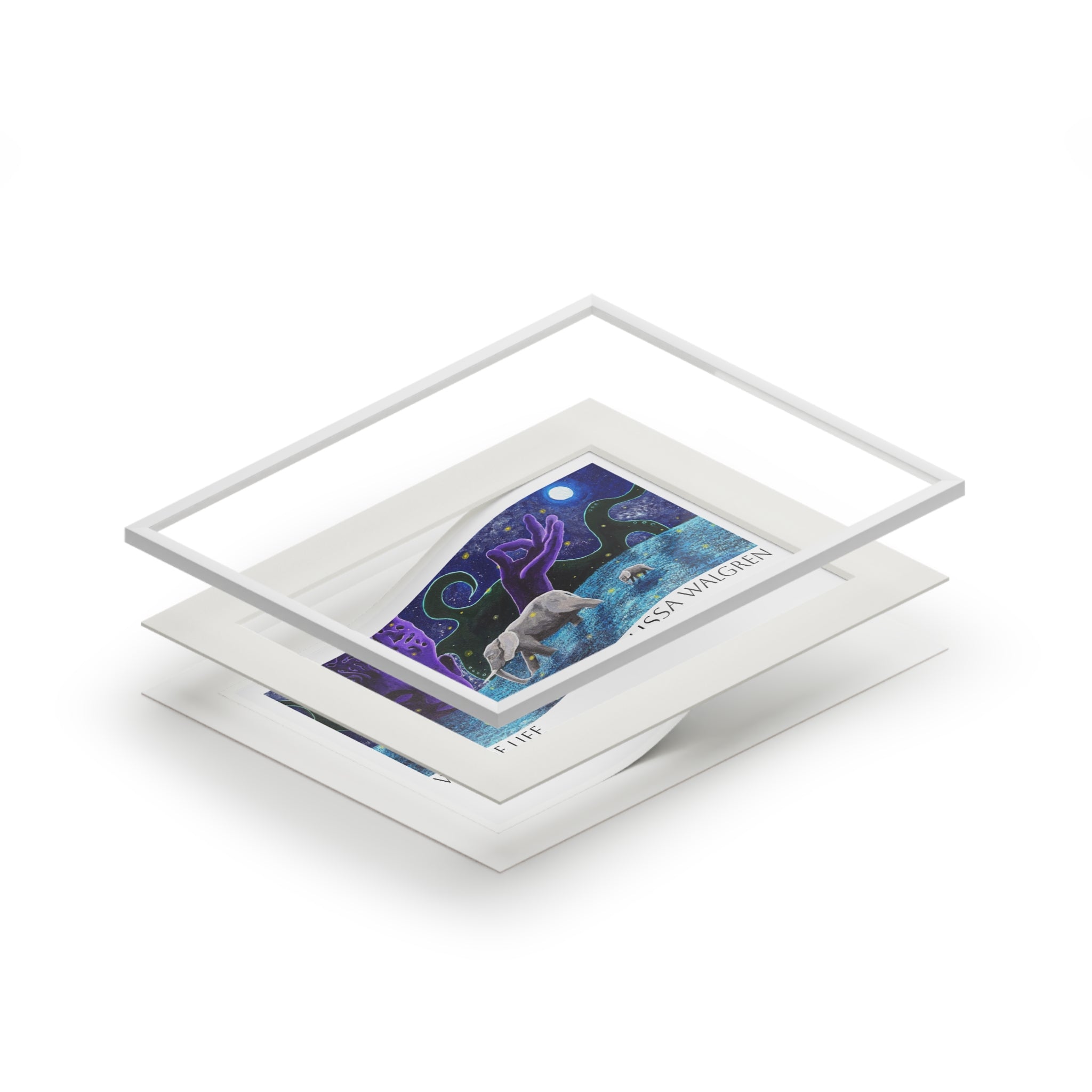Way of Life Art Print with Passepartout Frame — Alissa Walgren Fine Art