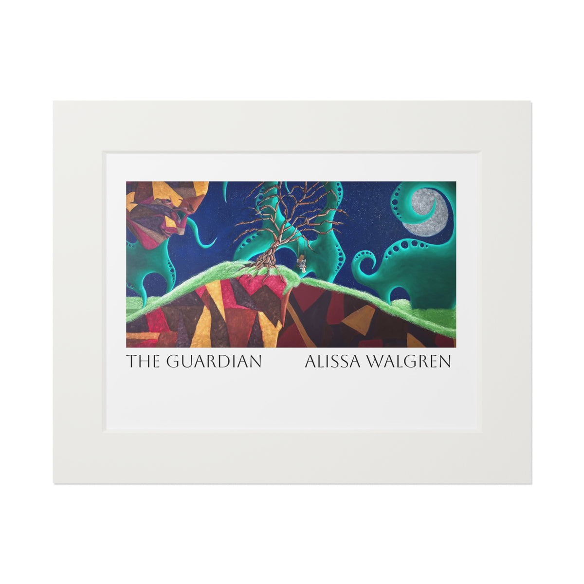 The Guardian Art Print with Passepartout Frame — Alissa Walgren Fine Art
