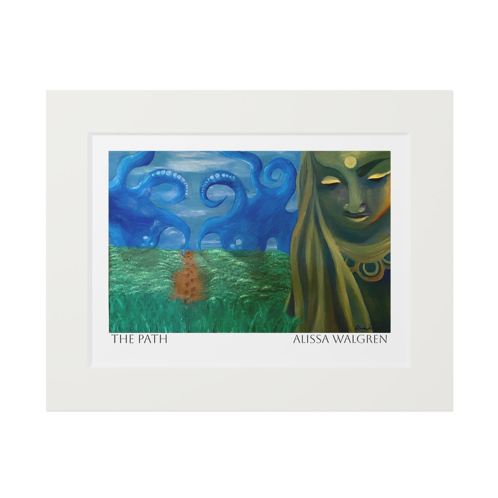 The Path Art Print with Passepartout Frame — Alissa Walgren Fine Art