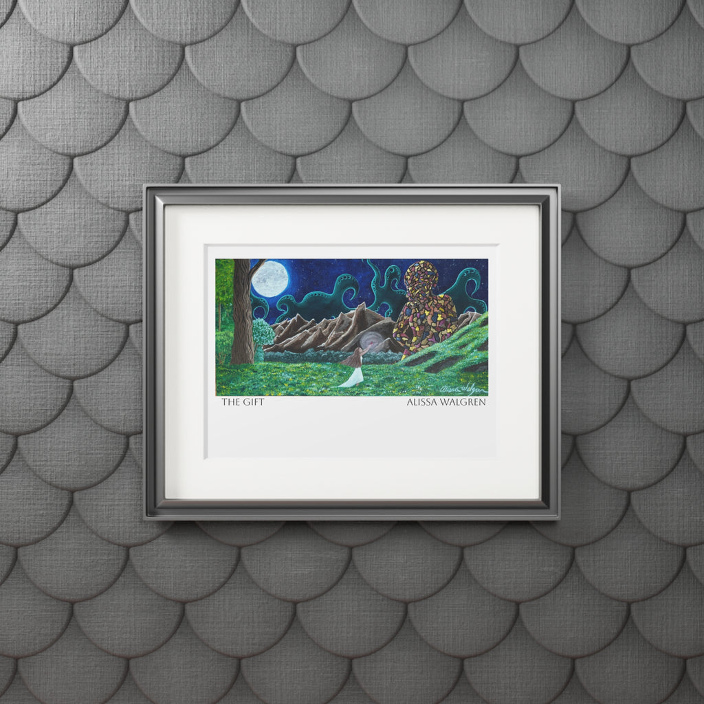 The Gift Fine Art Print — Passepartout Paper Frame
