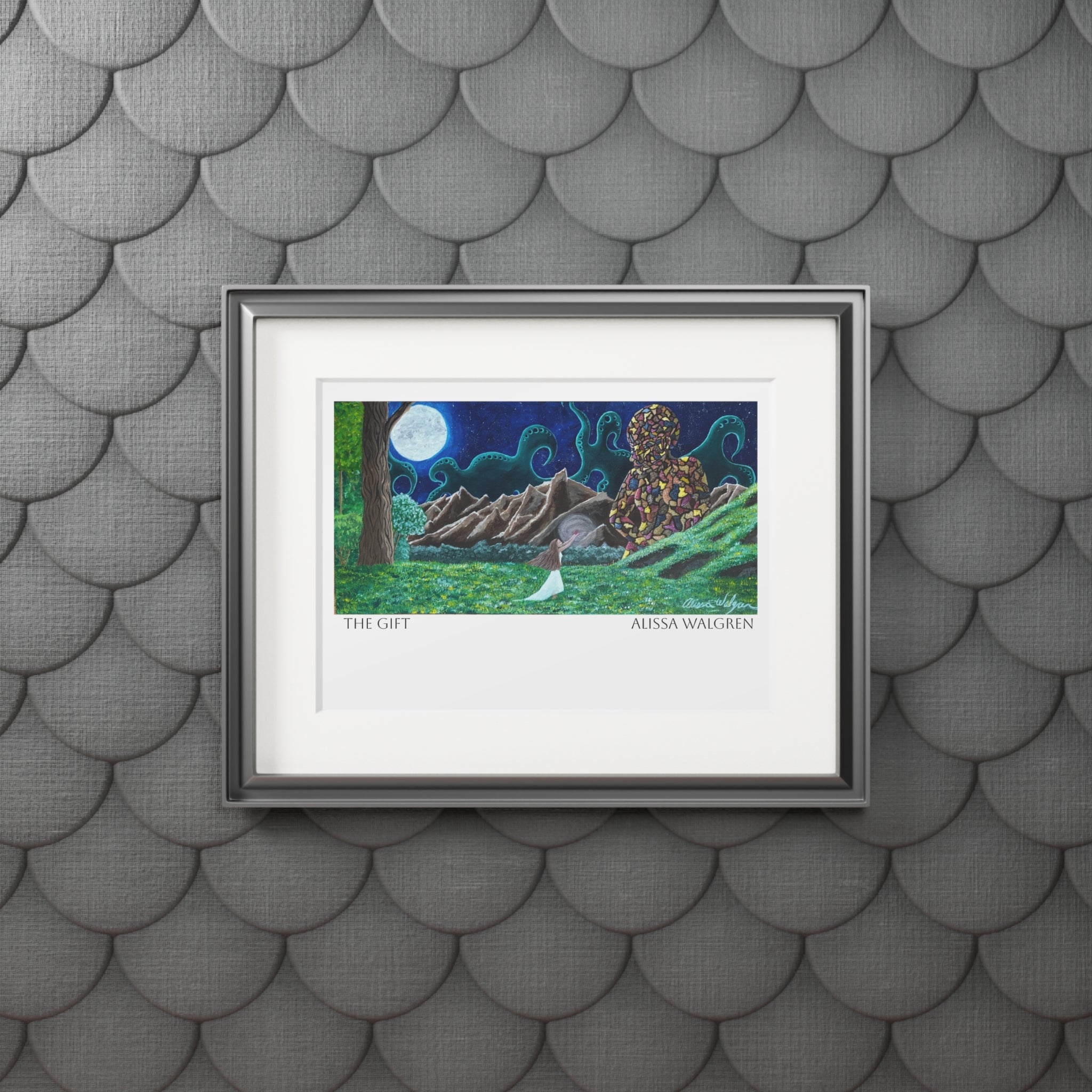 The Gift Fine Art Print — Passepartout Paper Frame