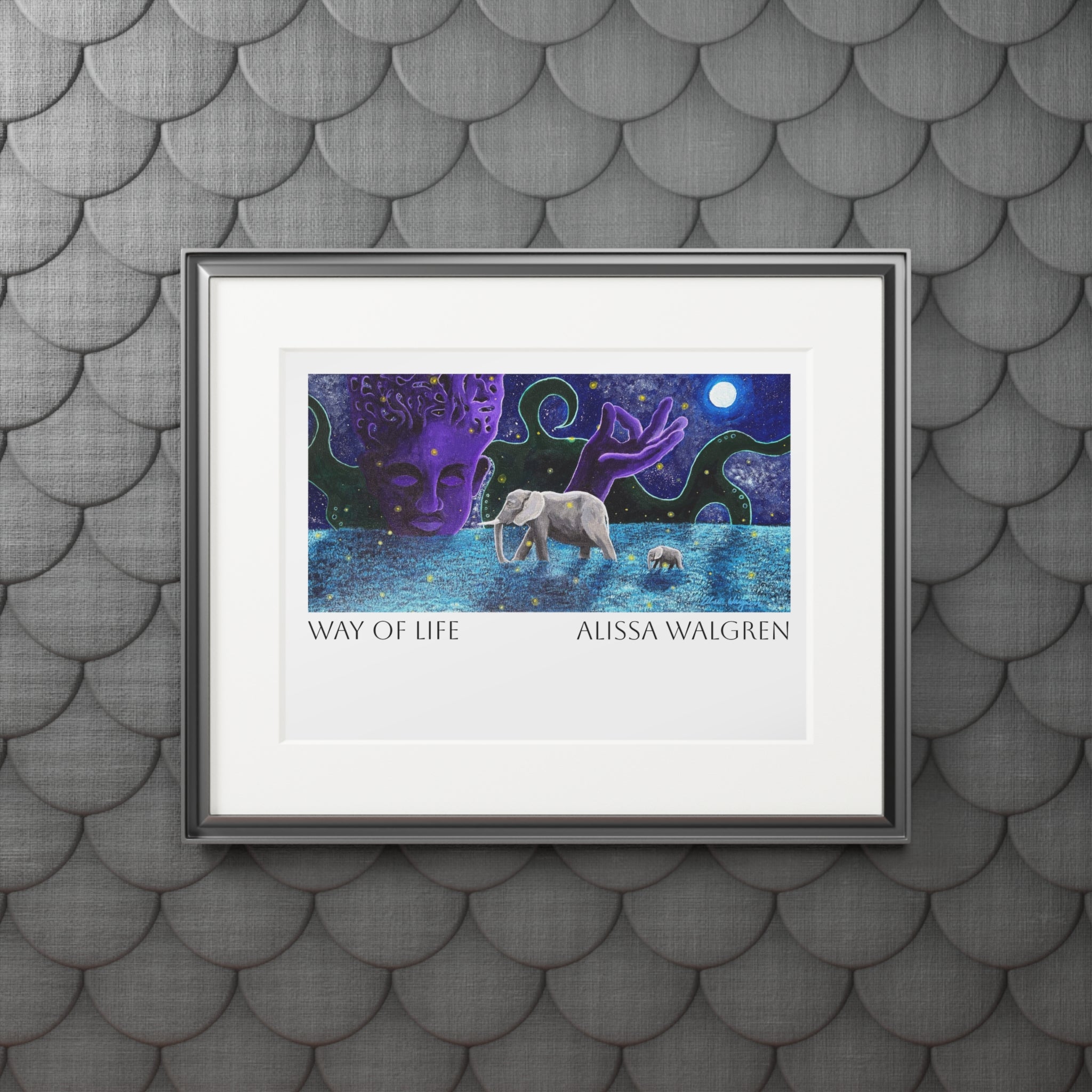 Way of Life Art Print with Passepartout Frame — Alissa Walgren Fine Art