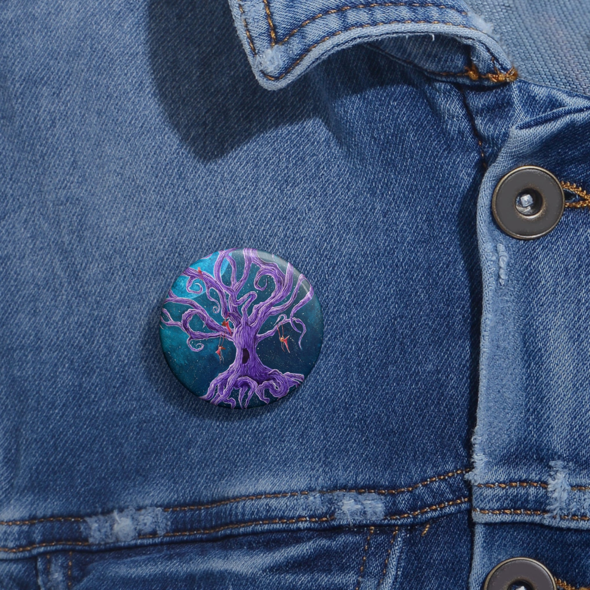 Night Dancers Pin Button