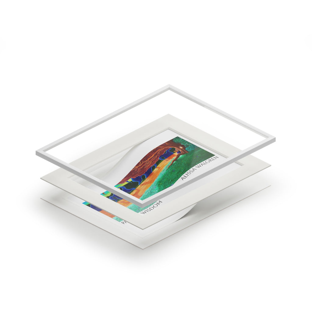 Path of Wisdom Art Print with Passepartout Frame — Alissa Walgren Fine Art