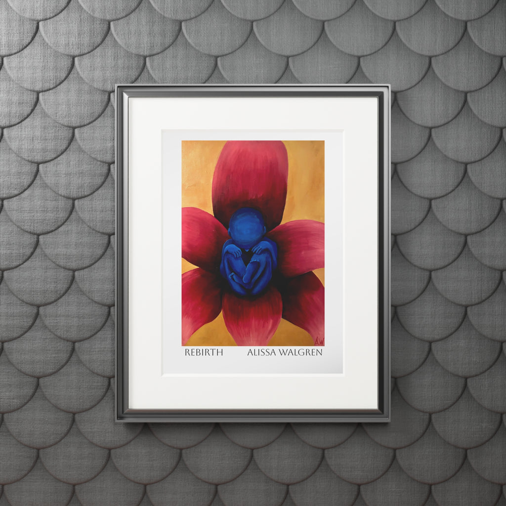 Rebirth Art Print with Passepartout Frame — Alissa Walgren Fine Art