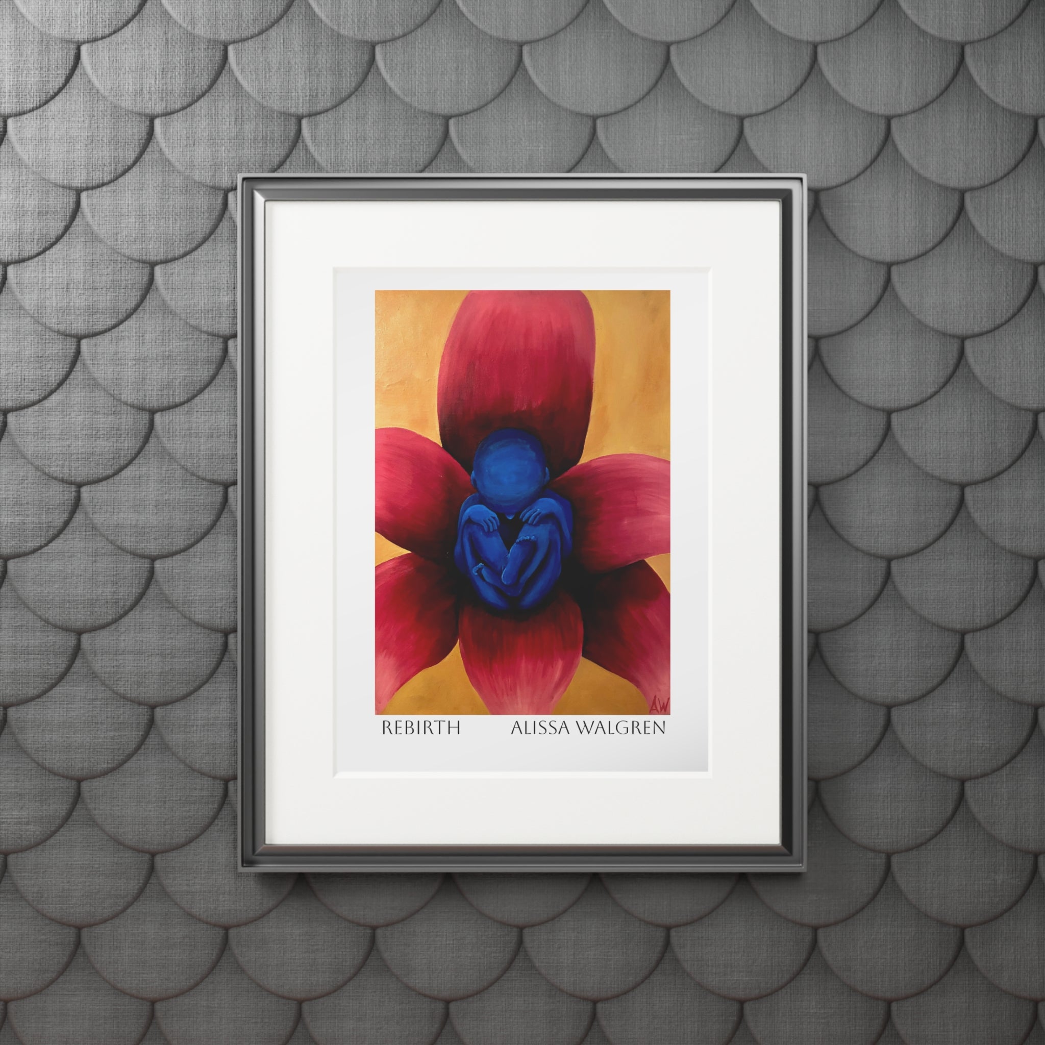 Rebirth Art Print with Passepartout Frame — Alissa Walgren Fine Art