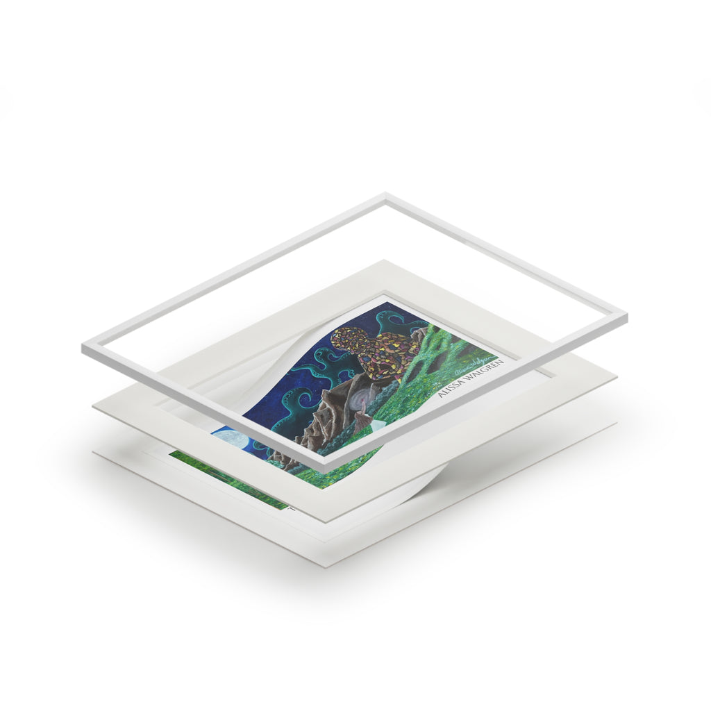 The Gift Fine Art Print — Passepartout Paper Frame