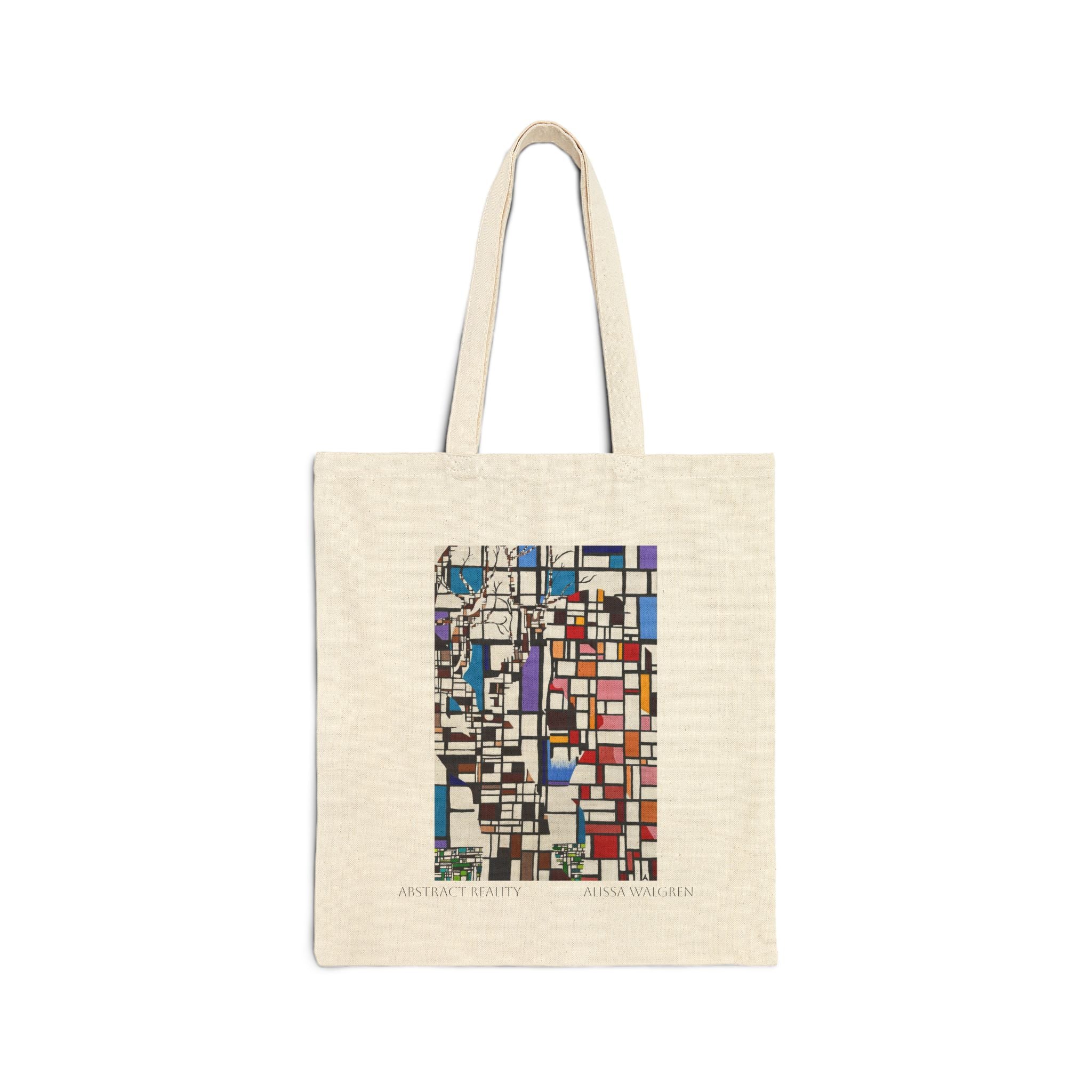 Abstract Reality Canvas Tote