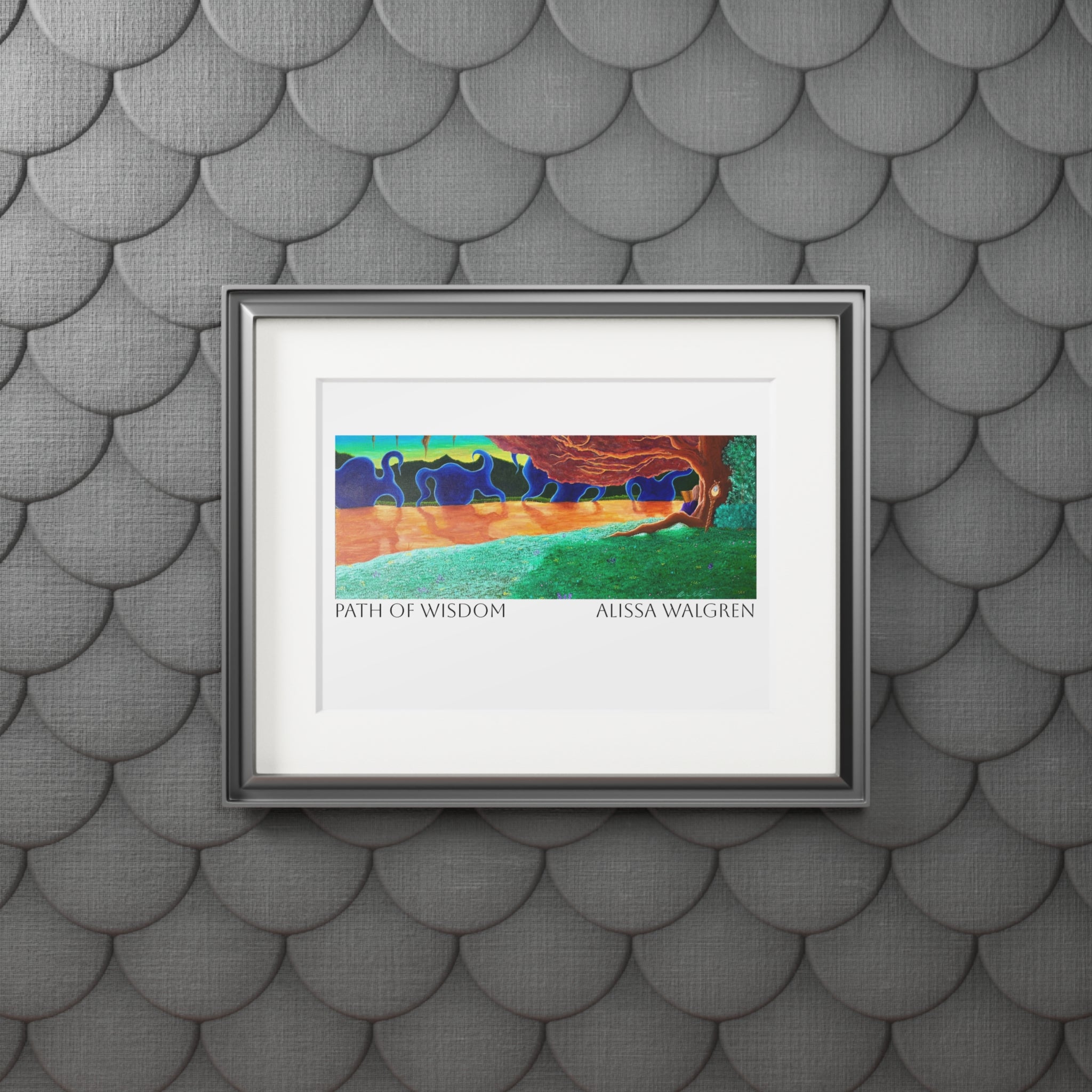Path of Wisdom Art Print with Passepartout Frame — Alissa Walgren Fine Art