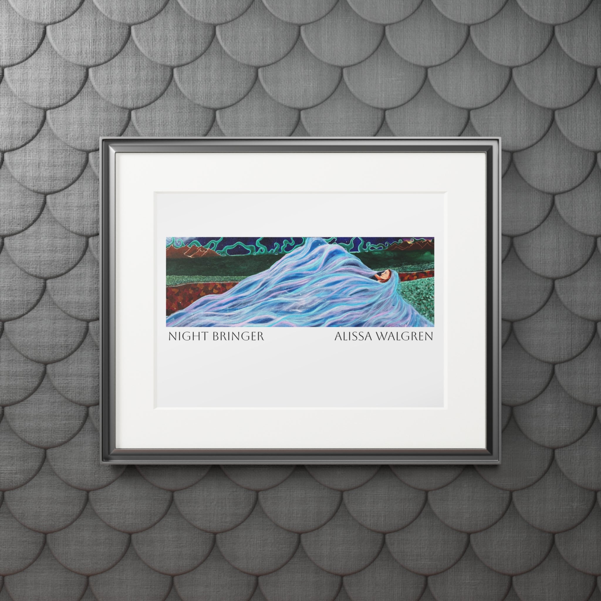 Night Bringer Art Print with Passepartout Frame — Alissa Walgren Fine Art