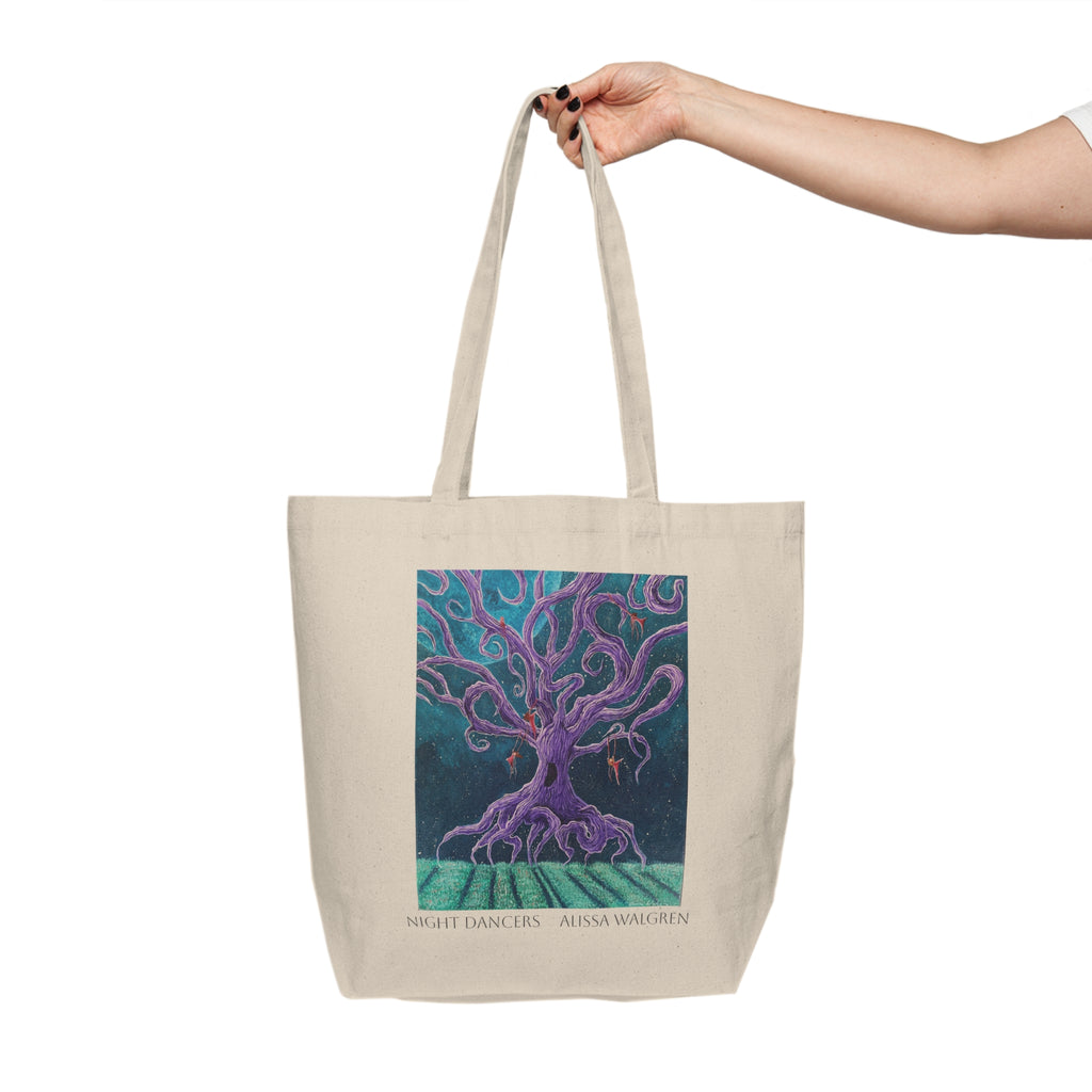 Night Dancers Canvas Tote