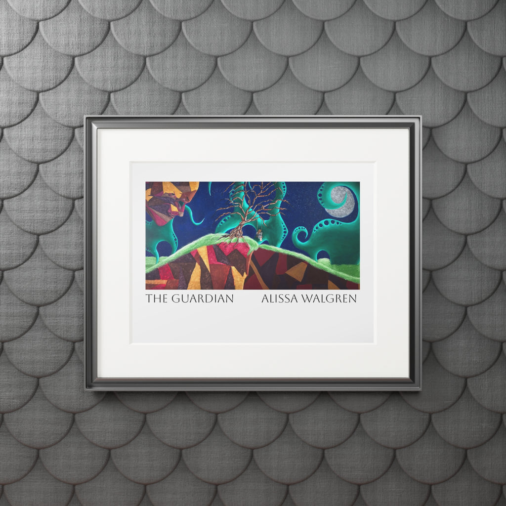 The Guardian Fine Art Print (Passepartout Paper Frame)