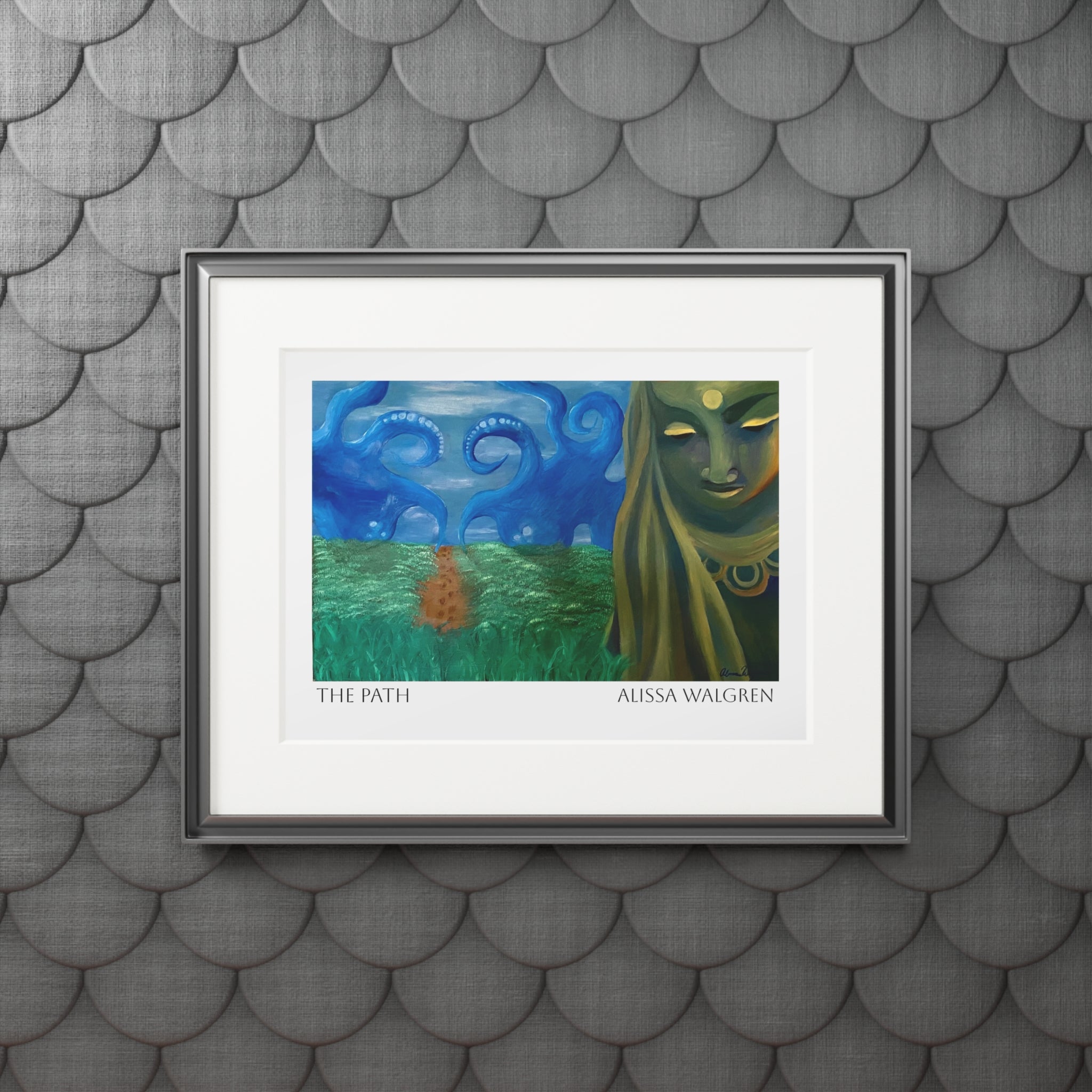 The Path Art Print with Passepartout Frame — Alissa Walgren Fine Art
