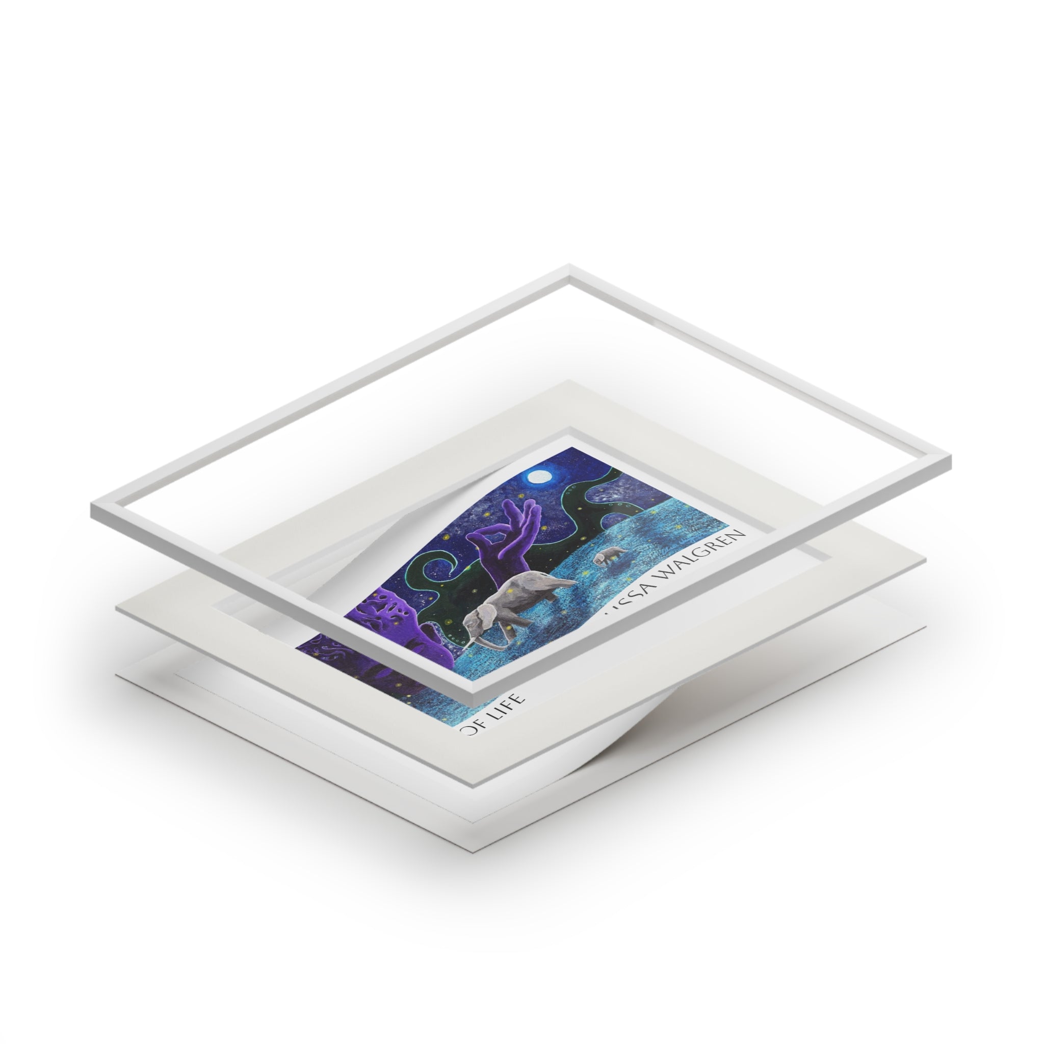 Way of Life Art Print with Passepartout Frame — Alissa Walgren Fine Art