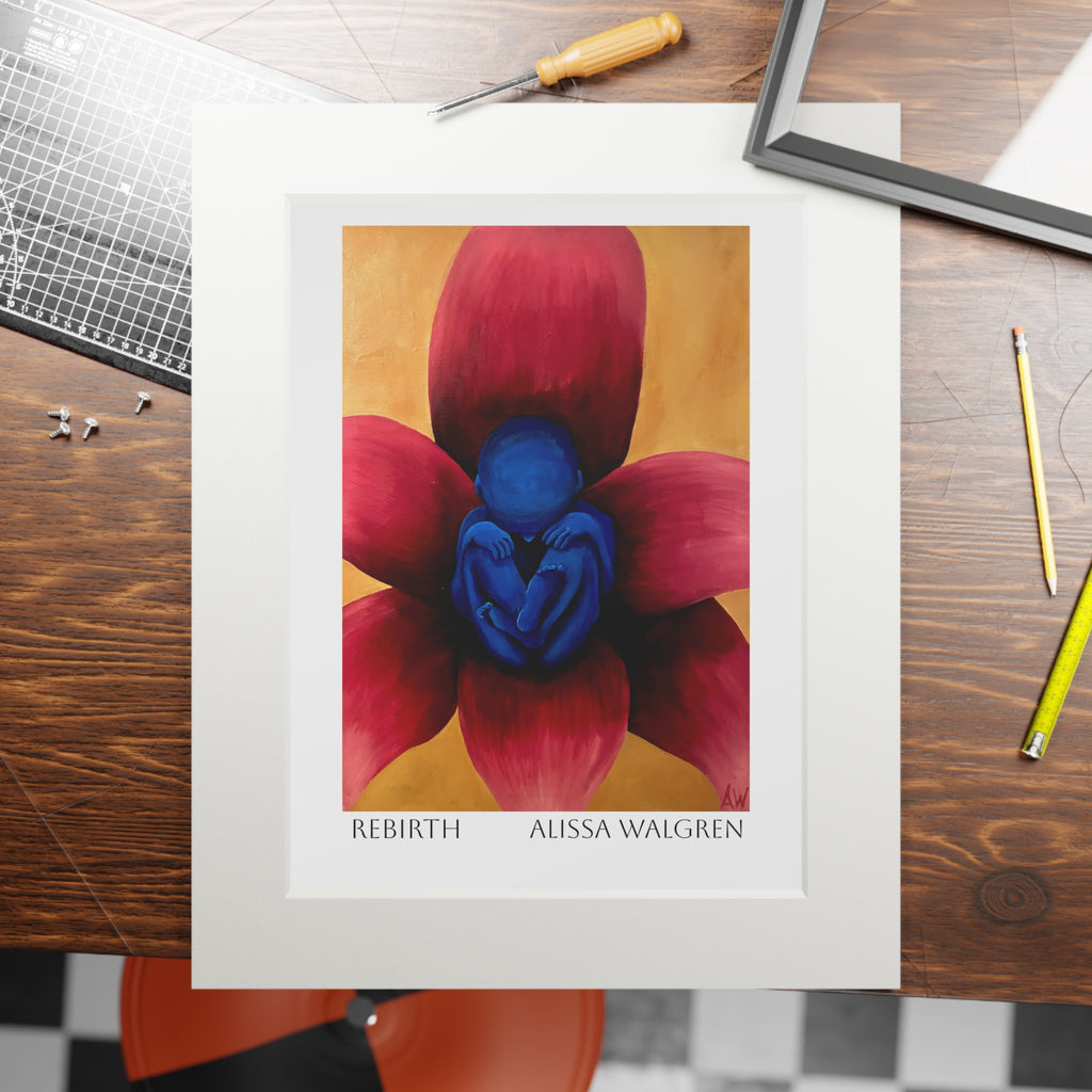 Rebirth Art Print with Passepartout Frame — Alissa Walgren Fine Art