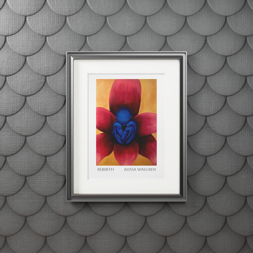 Rebirth Art Print with Passepartout Frame — Alissa Walgren Fine Art