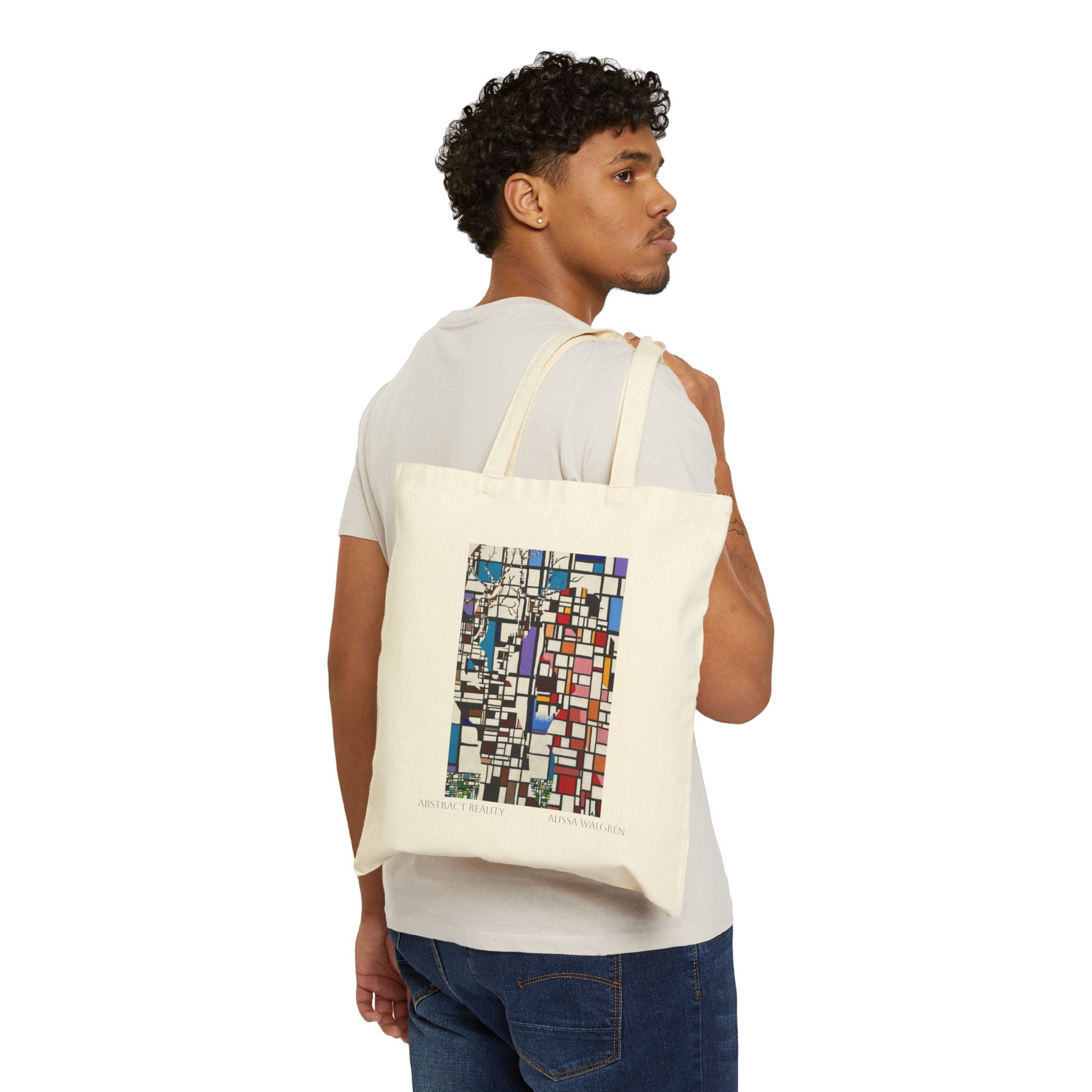 Abstract Reality Canvas Tote